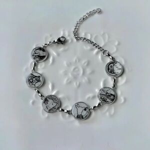 Winnie The Pooh Charm Bracelet | Broken China | Porcelain Jewelry